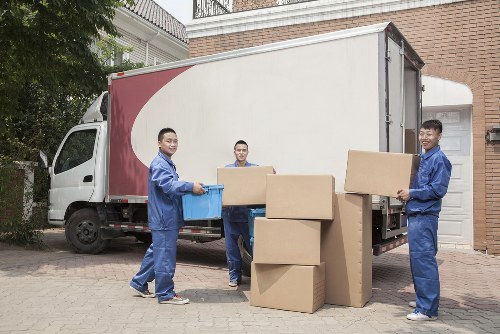 Commercial moving team planning an office relocation in St Johns Wood