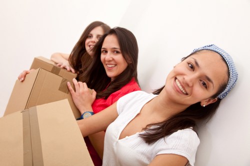 Furniture loading and transport for a St Johns Wood home or flat move