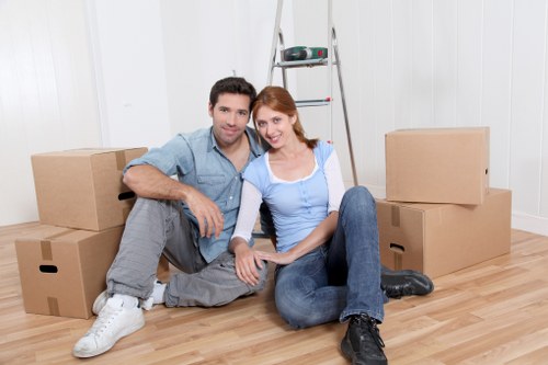 Packing and handling office furniture for a St Johns Wood workplace move