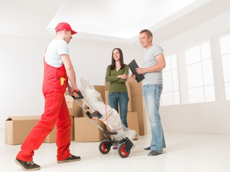 Packing and protecting furniture for a St Johns Wood apartment removal