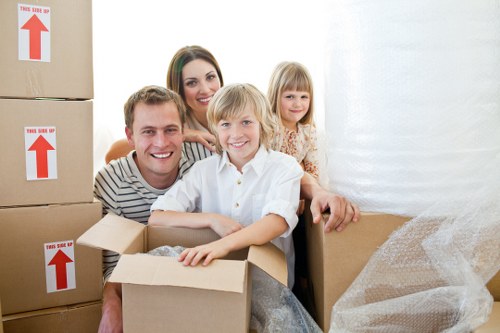 Protective packing for household furniture during a local removal